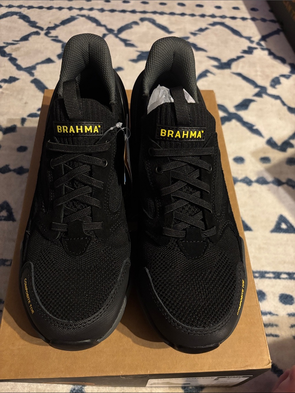 Brahma Men’s Coil on Comptoe! Steel Toe! Slip Resistant!  MULTIPLE SIZES!